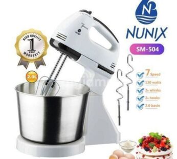 Nunix Hand Mixer + Stand With Bowl